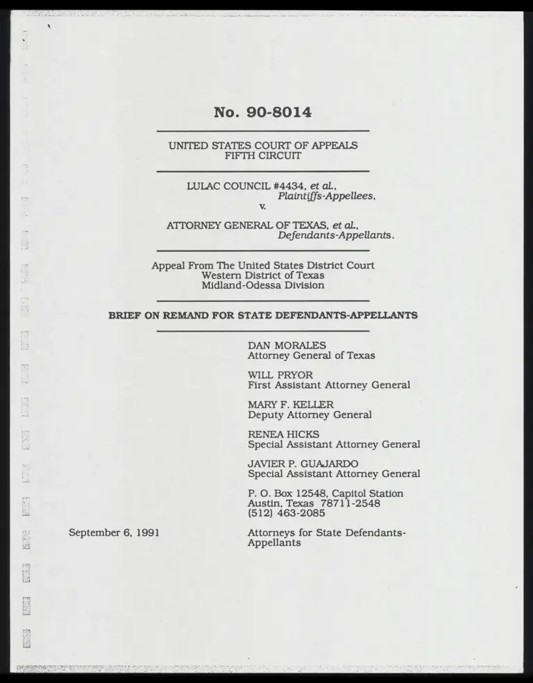 Brief on Remand for State Defendants-Appellants preview