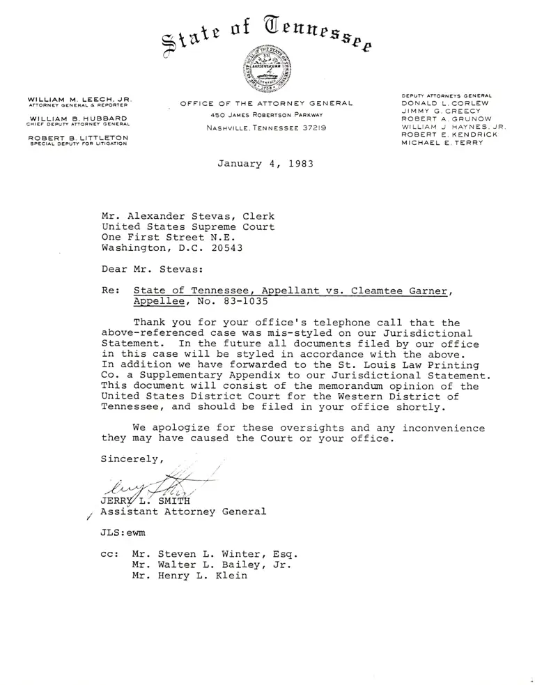 Supplement to Proof of Service of Notice of Appeal preview