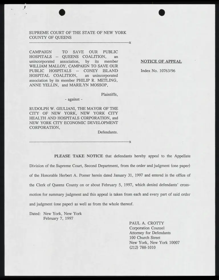Notice of Appeal preview