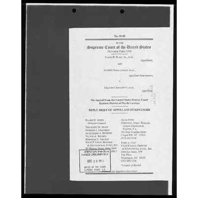 Reply Brief of Appellant-Intervenors with Appendix and Affidavit of Service preview