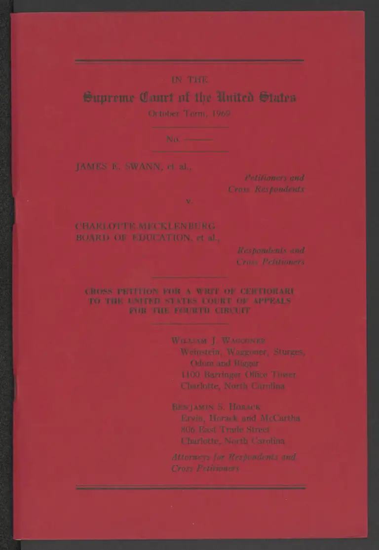 Cross Petition for a Writ of Certiorari to the Fourth Circuit Court of Appeals preview