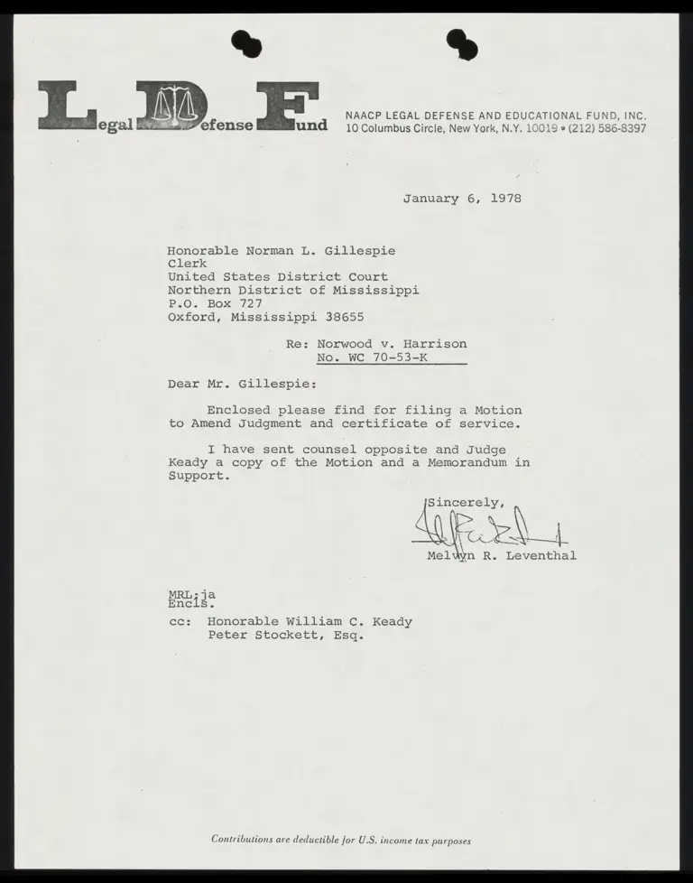 Motion to Amend Judgment; Authorities in Support of Motion preview
