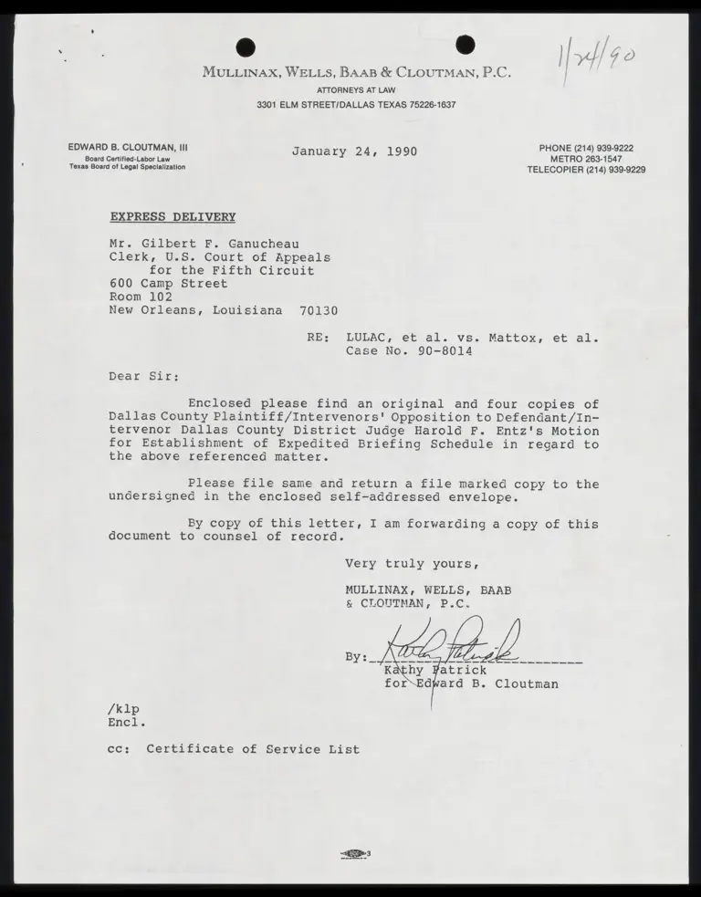 Plaintiff/Intervenors' Opposition to Defendant/Intervenor Judge Entz's Motion for Establishment of Expedited Briefing Schedule preview