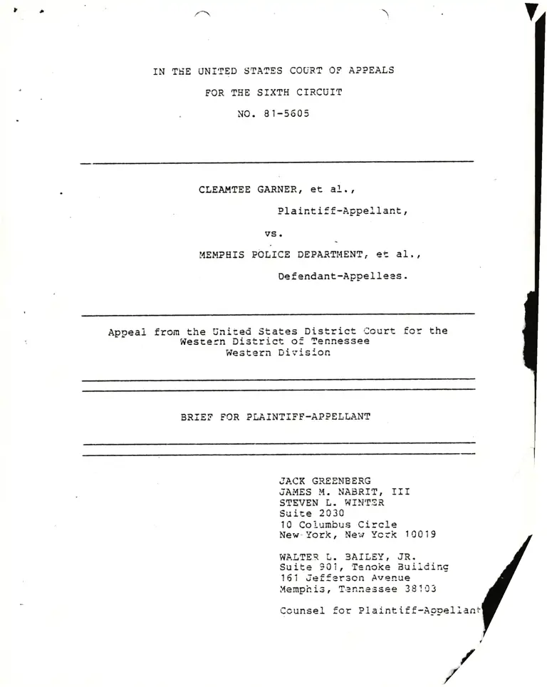 Brief for Plaintiff-Appellant preview