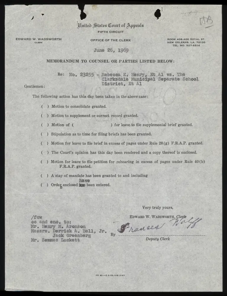 Opinion Per Curiam; Order Granting Issuance of Mandate preview