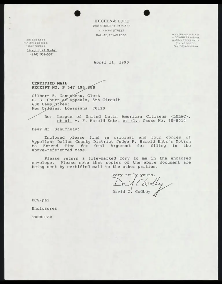 Motion to Extend Time for Oral Argument preview