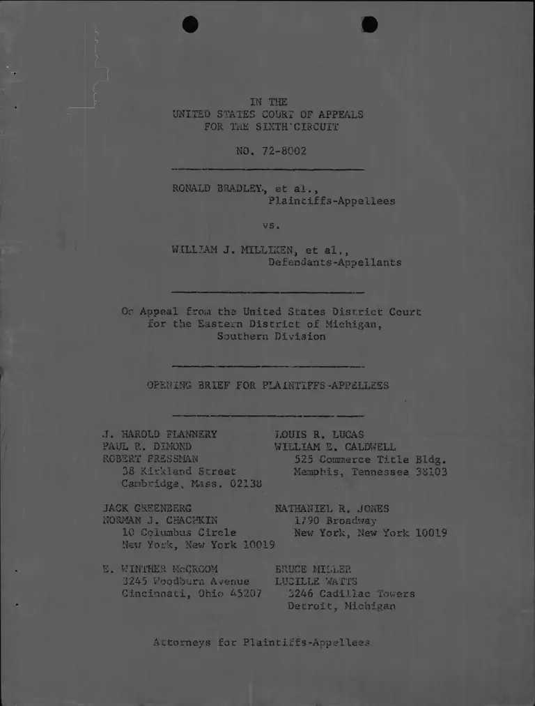 Opening Brief for Plaintiffs-Appellants preview