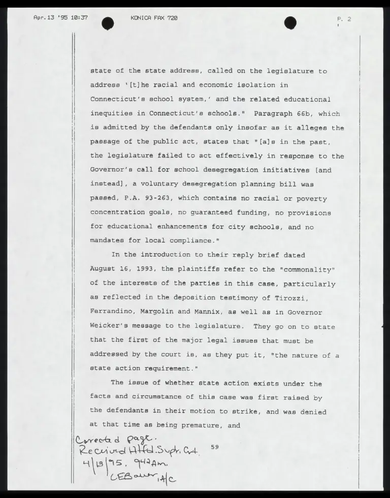 Corrected Substitute Pages for Complaint preview
