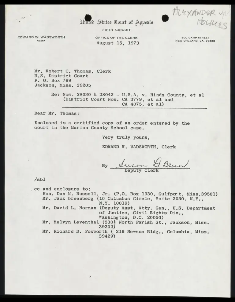 Consent Order for Marion County School District preview