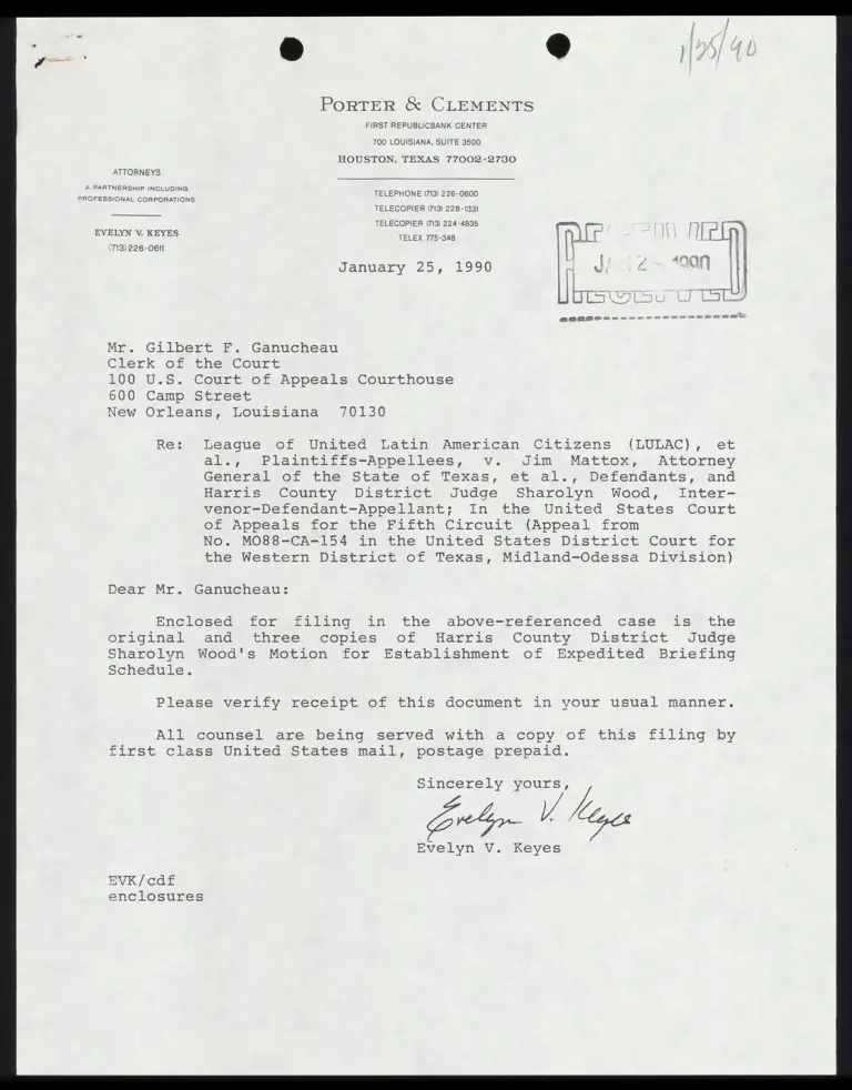 Judge Wood's Motion for Establishment of Expedited Briefing Schedule preview