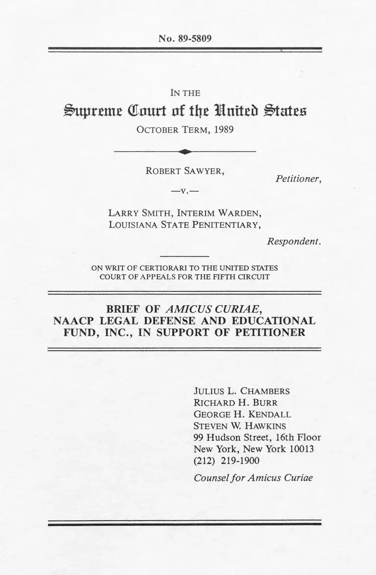 Sawyer v Smith Brief of Amicus Curiae preview