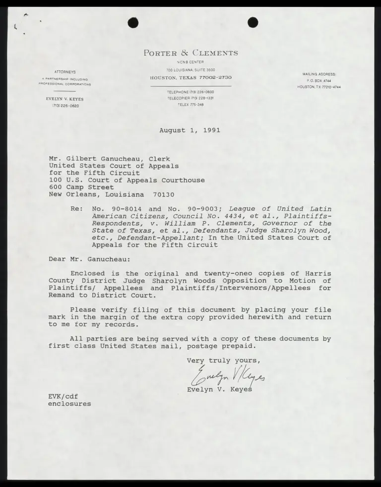 Judge Woods Opposition to Motion of Plaintiffs/Appellees and Plaintiffs/Intervenors/Appellees for Remand to District Court preview
