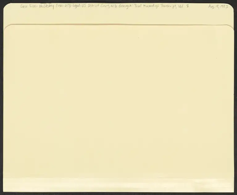 Trial Proceedings Transcript Vol. 8 preview
