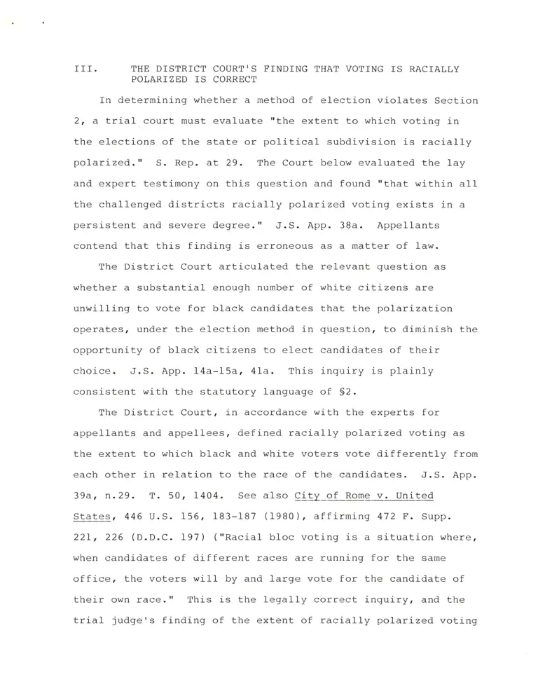 Partial Draft of Brief Section III preview