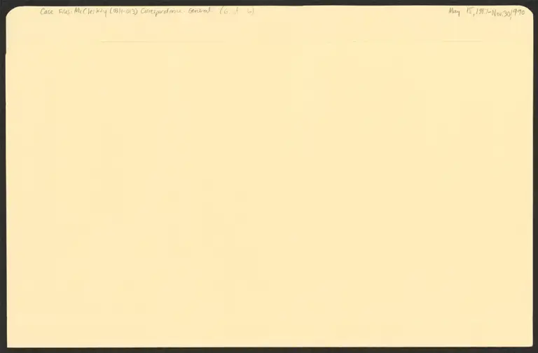 Correspondence - General Vol. 6 of 6 (Redacted) preview