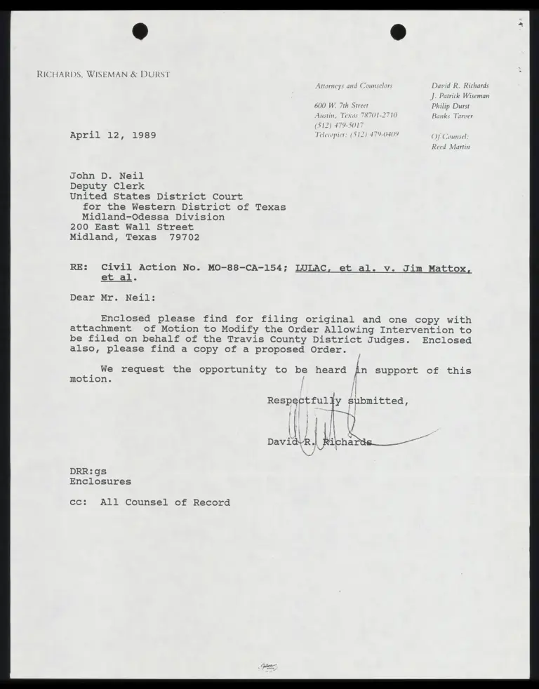 Motion to Modify Order Allowing Intervention preview