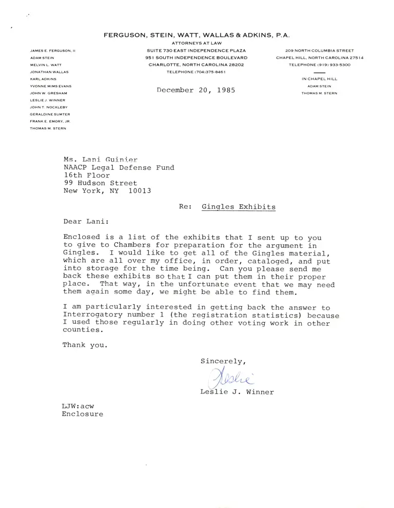 Correspondences from Winner to Guinier preview