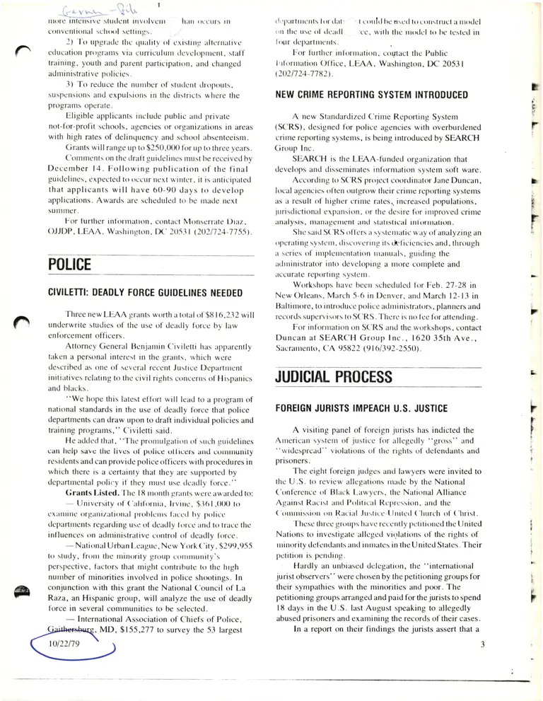 CNN Article on Resolution on Civiletti: Deadly Force preview