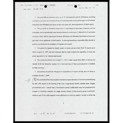 Fax From Chachkin RE Draft Stipulations preview