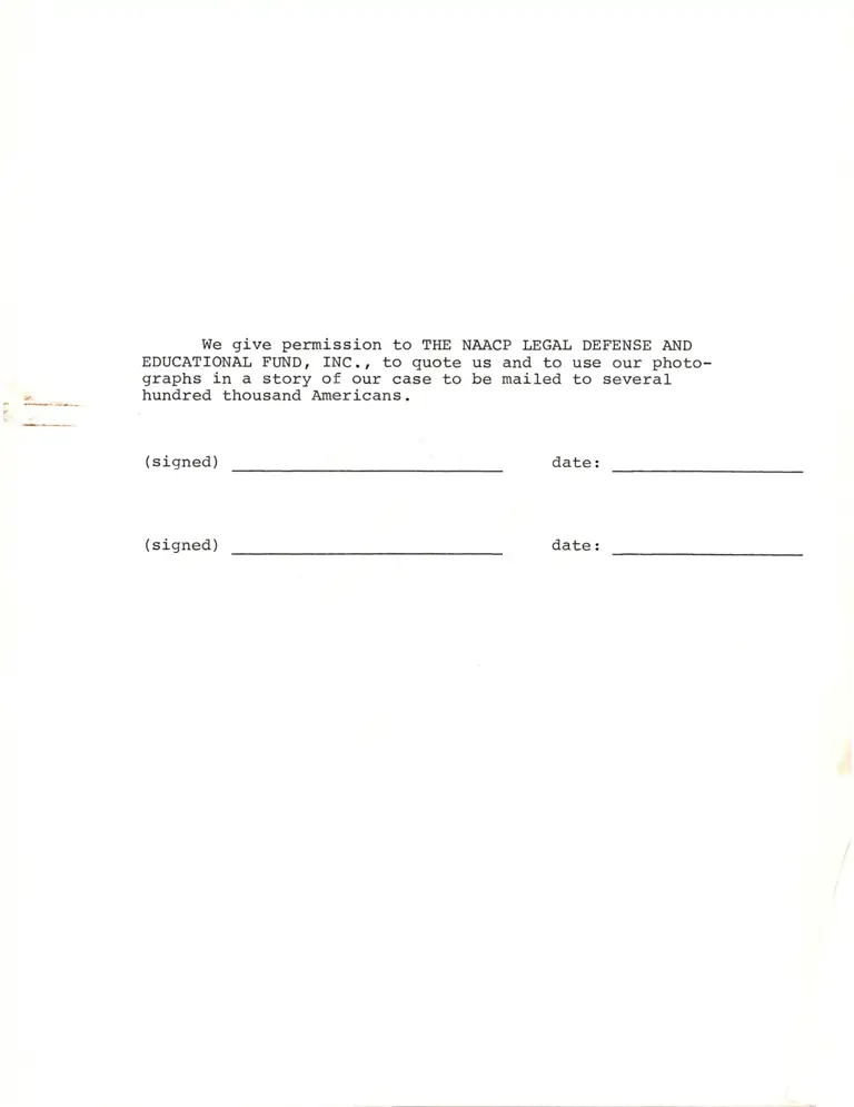 LDF Photography Permission Form preview