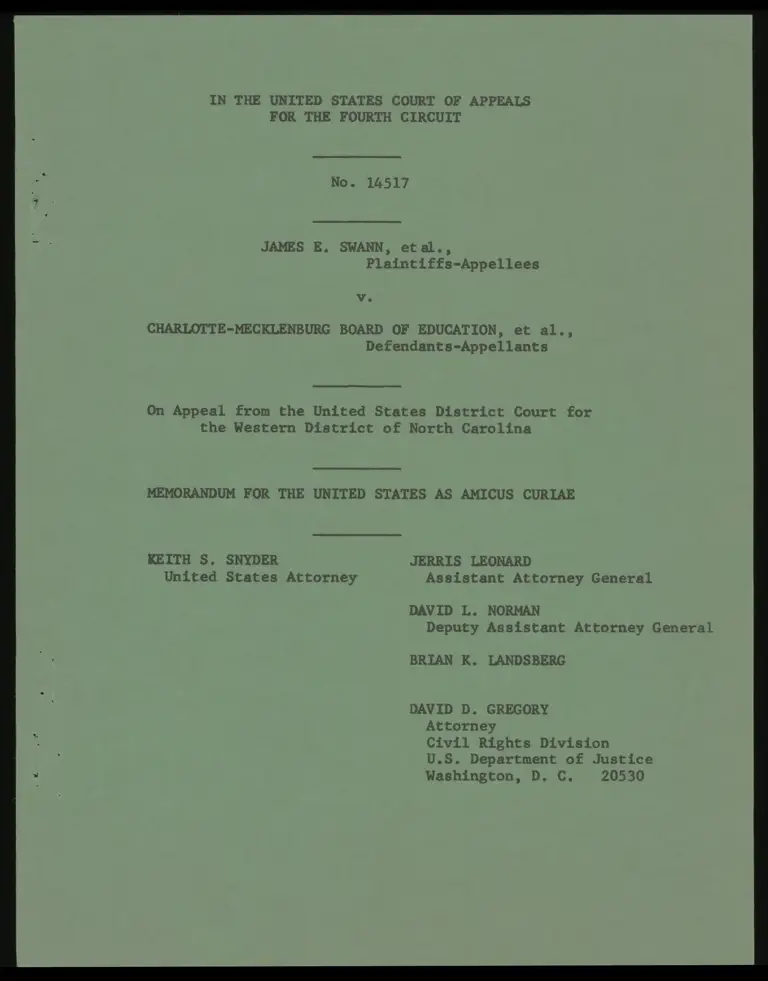 Memorandum for the United States as Amicus Curiae preview