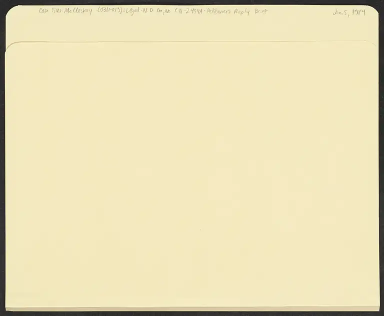 Petitioner's Reply Brief preview