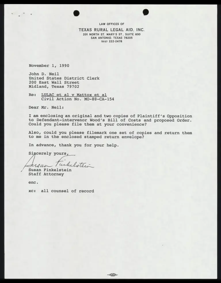 Plaintiffs' Opposition to Wood's Bill of Costs; Proposed Order preview