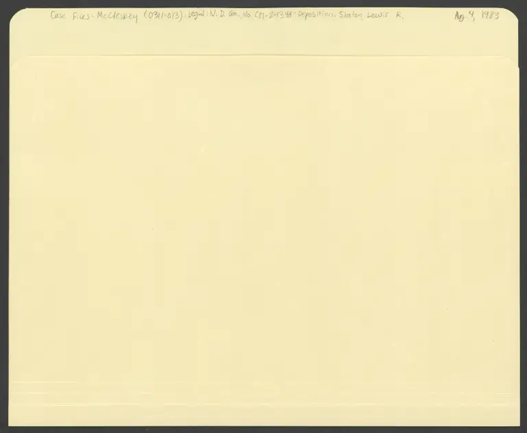 Deposition of Lewis R. Slaton preview