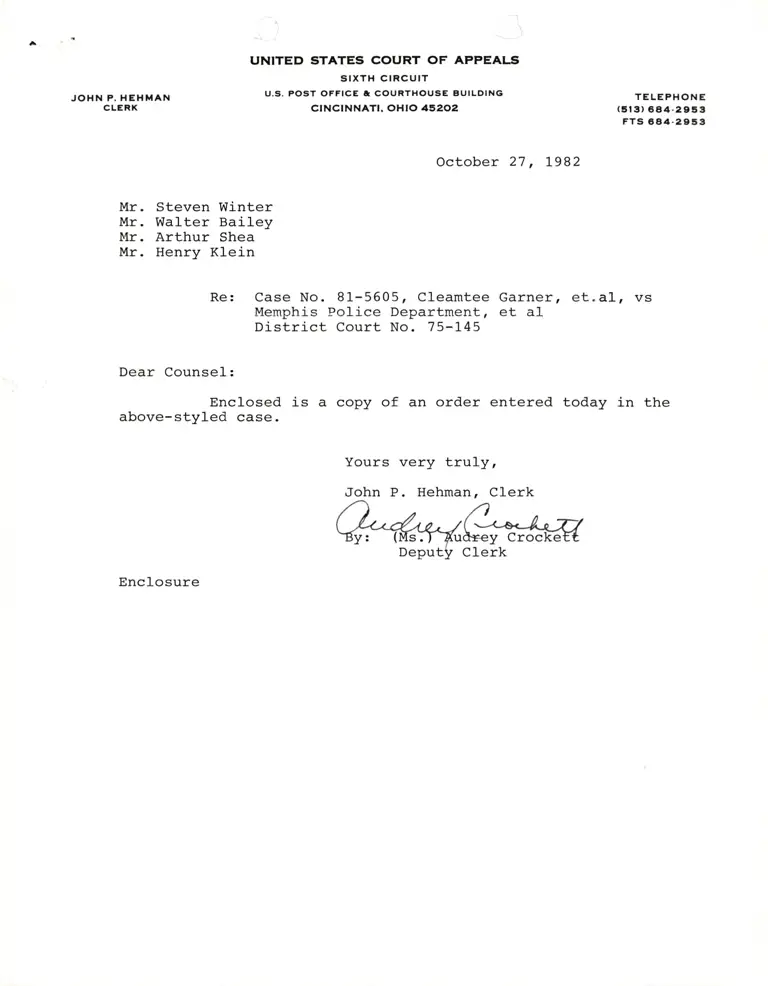 Order Granting Motion for Adjournment of Oral Argument preview