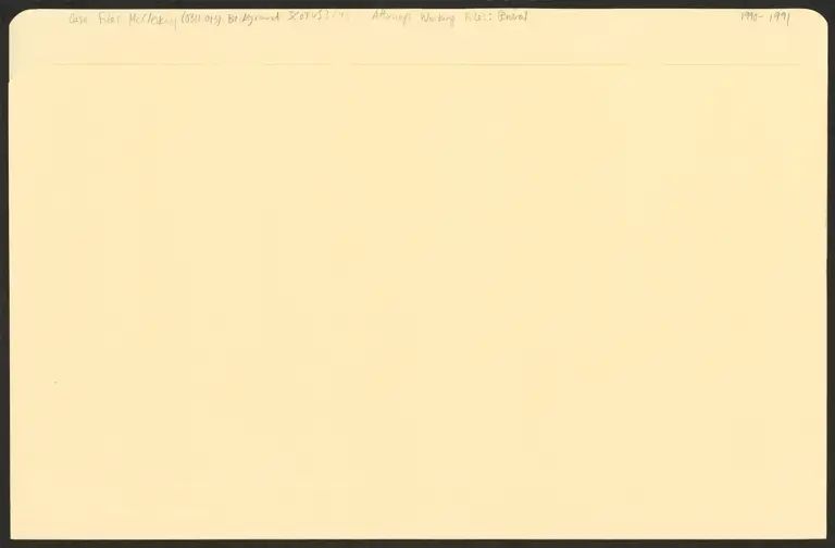 SCOTUS ('91) - Attorney's Working Files - General (Redacted) preview
