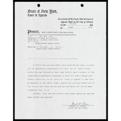 Order Granting Defendant-Appellants Motion for Leave preview