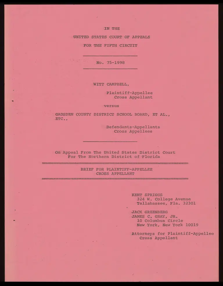 Brief for Plaintiff-Appellee Cross Appellant preview