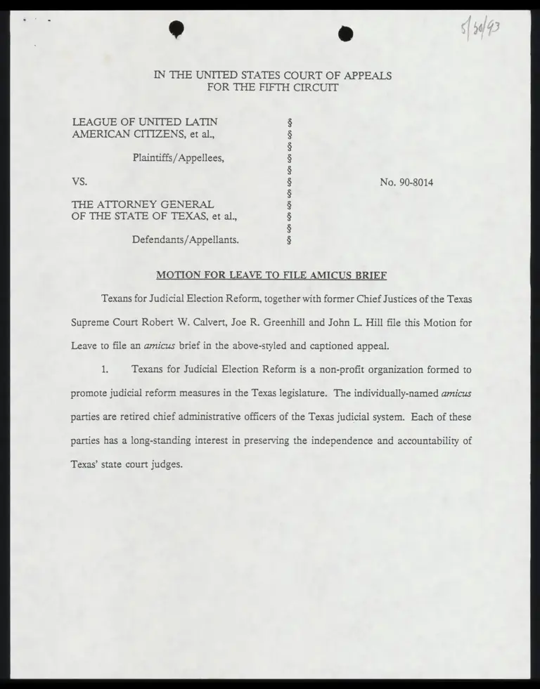 Motion for Leave to File Amicus Brief preview