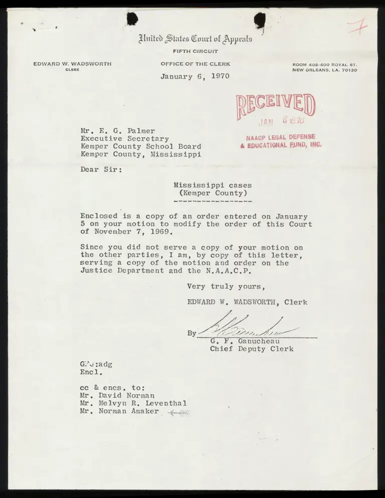 Motion of Defendant to Modify Order of November 7, 1969; Order preview