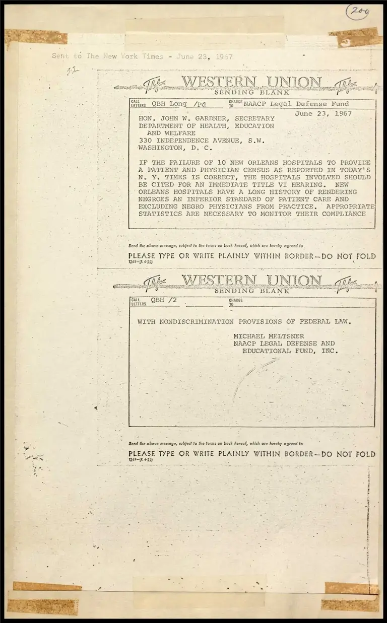 New Orleans Hospitals (Telegram) preview