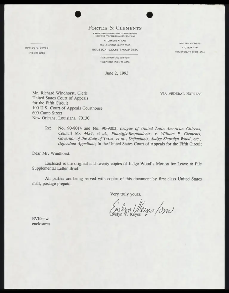 Judge Wood's Motion for Leave to File Supplemental Letter Brief preview