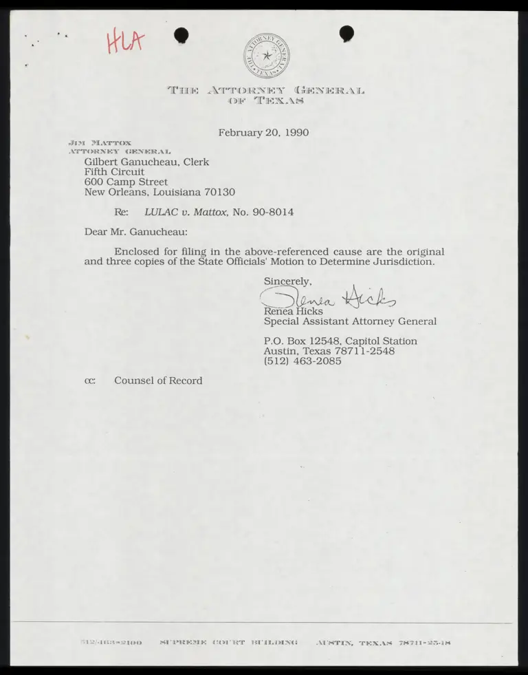 Motion to Determine Jurisdiction preview