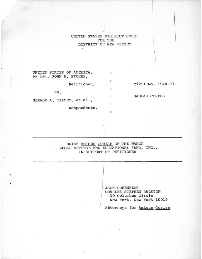 United States v. Tracey Brief Amicus Curiae in Support of Petitioner preview