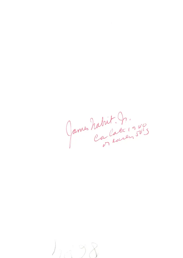 Nabrit, James Jr., Late 1940s or early 1950s - 1 of 1 (back) preview