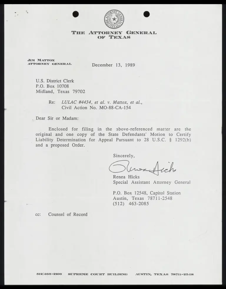 Motion to Certify Liability Determination for Appeal Pursuant to 28 U.S.C. 1292(b); Proposed Order preview