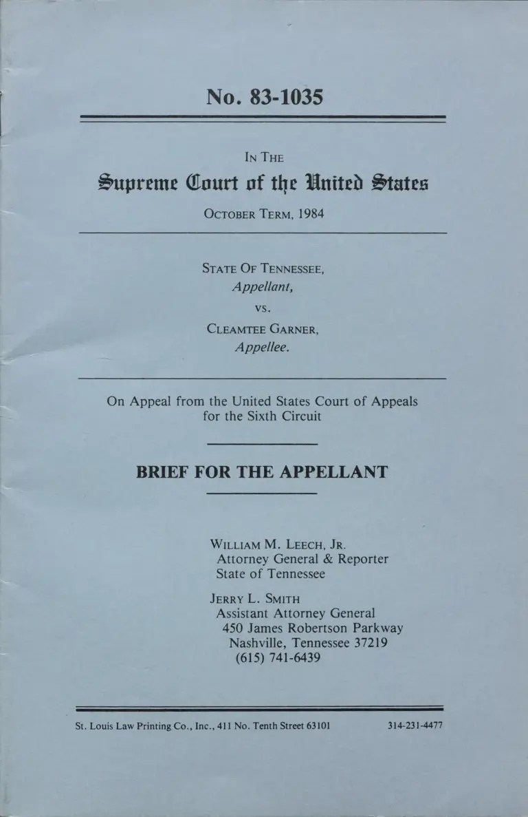 Brief for the Appellant preview