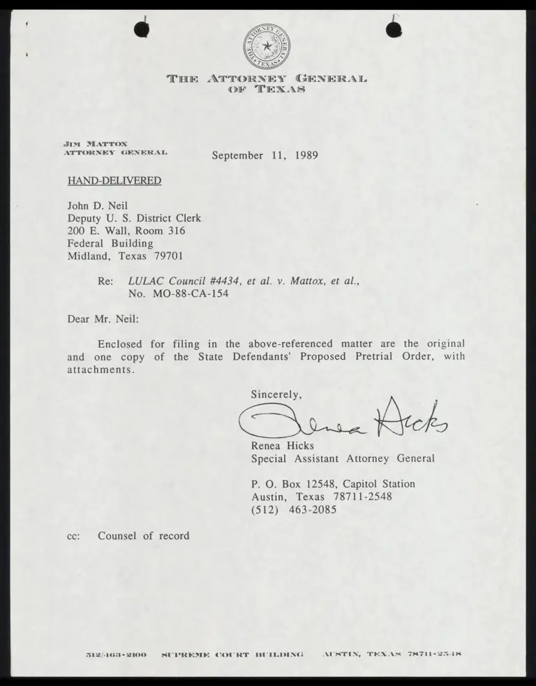 State Defendants' Proposed Pre-Trial Order preview