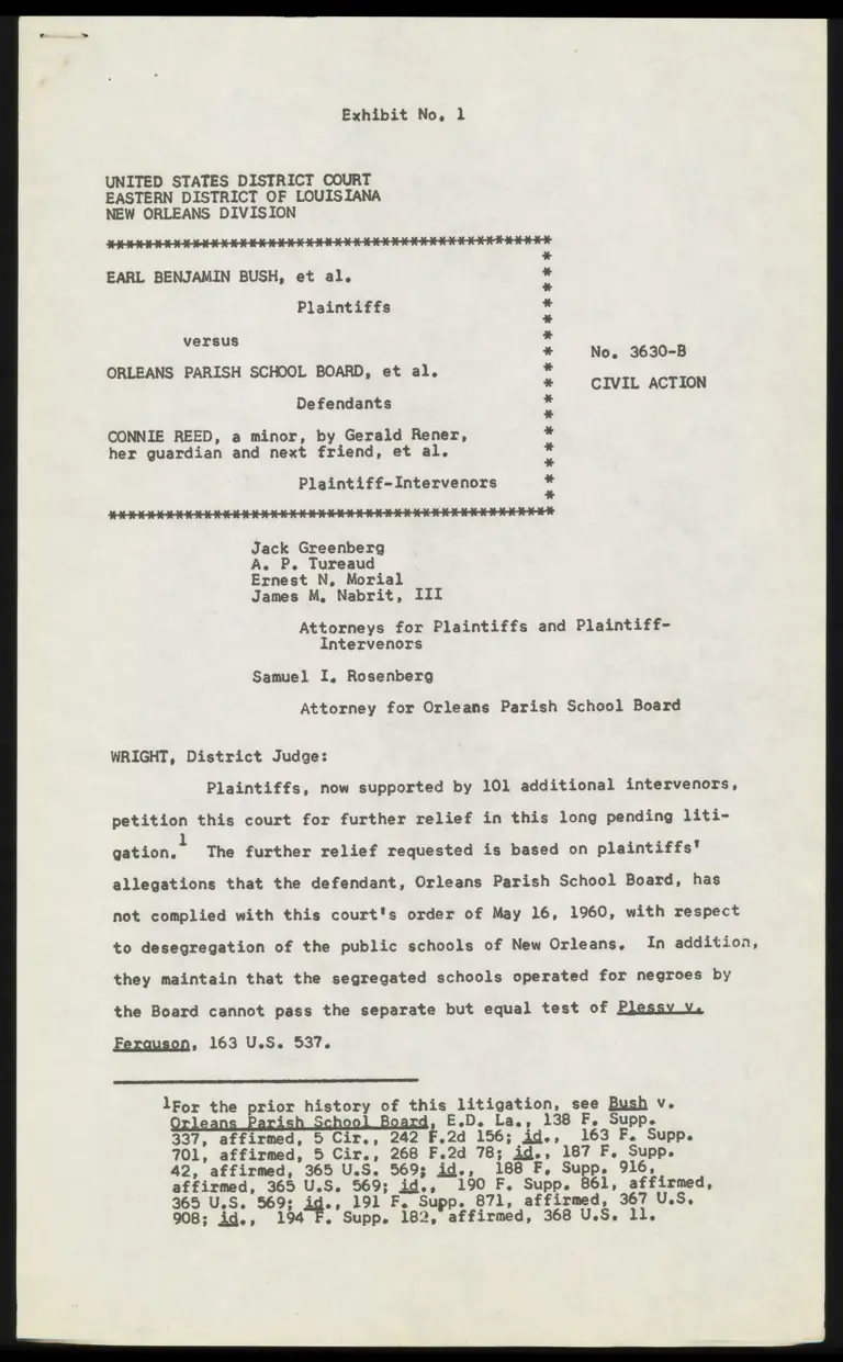 Exhibits No. 1-4 preview