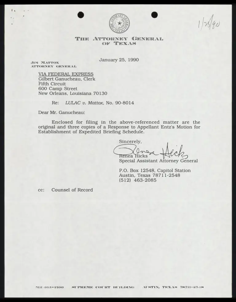 Response to Appellant Entz's Motion for Establishment of Expedited Briefing Schedule preview