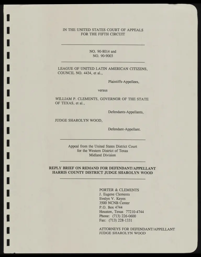 Reply Brief on Remand for Defendant/Appellant preview