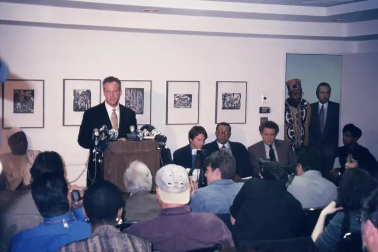 LDF Press Conference for Amadou Diallo Police Shooting, 1999 - 19 of 42 preview