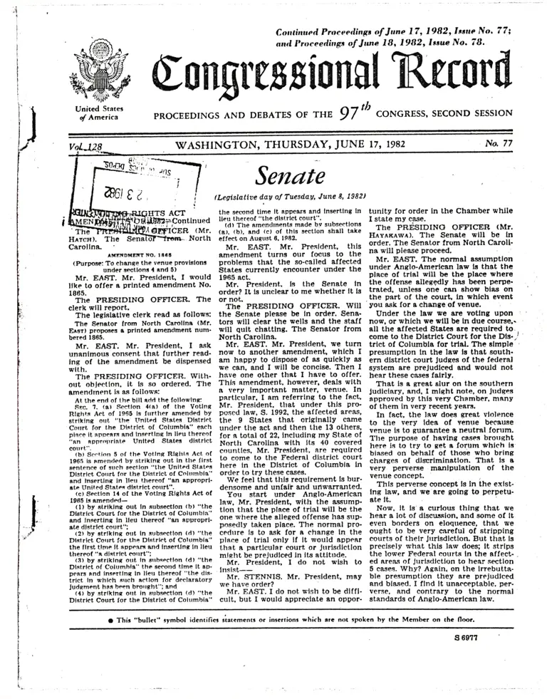 Congressional Record S6977-S7003 preview