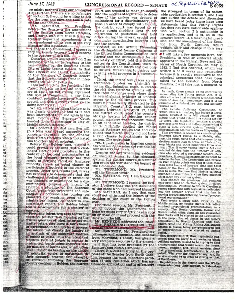 Legal Research on Congressional Record S6959 preview