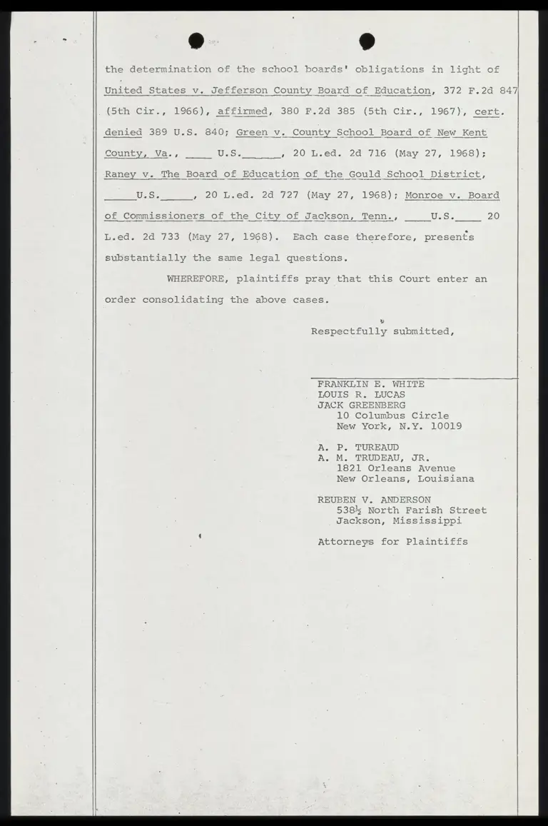Motion to Consolidate preview
