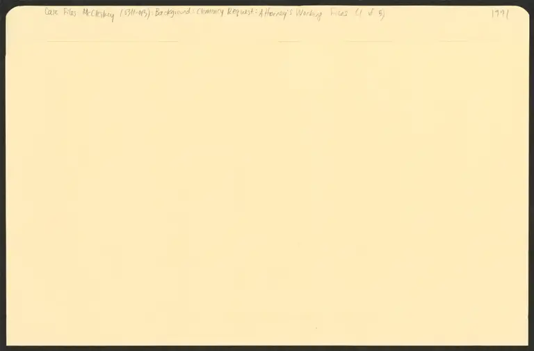 Attorney's Working Files Vol. 1 of 5 (Redacted) preview